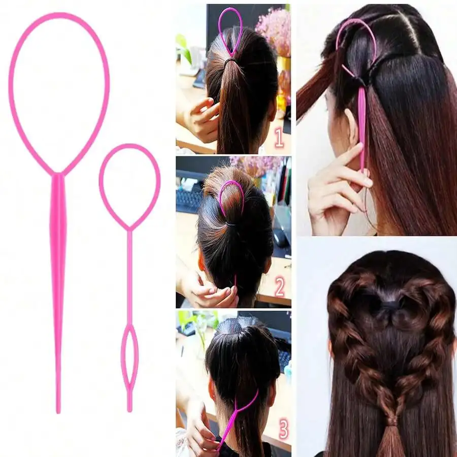 8Pcs Pink Hair Styling Set Wit - Brush Bristle Set recensie en prijs