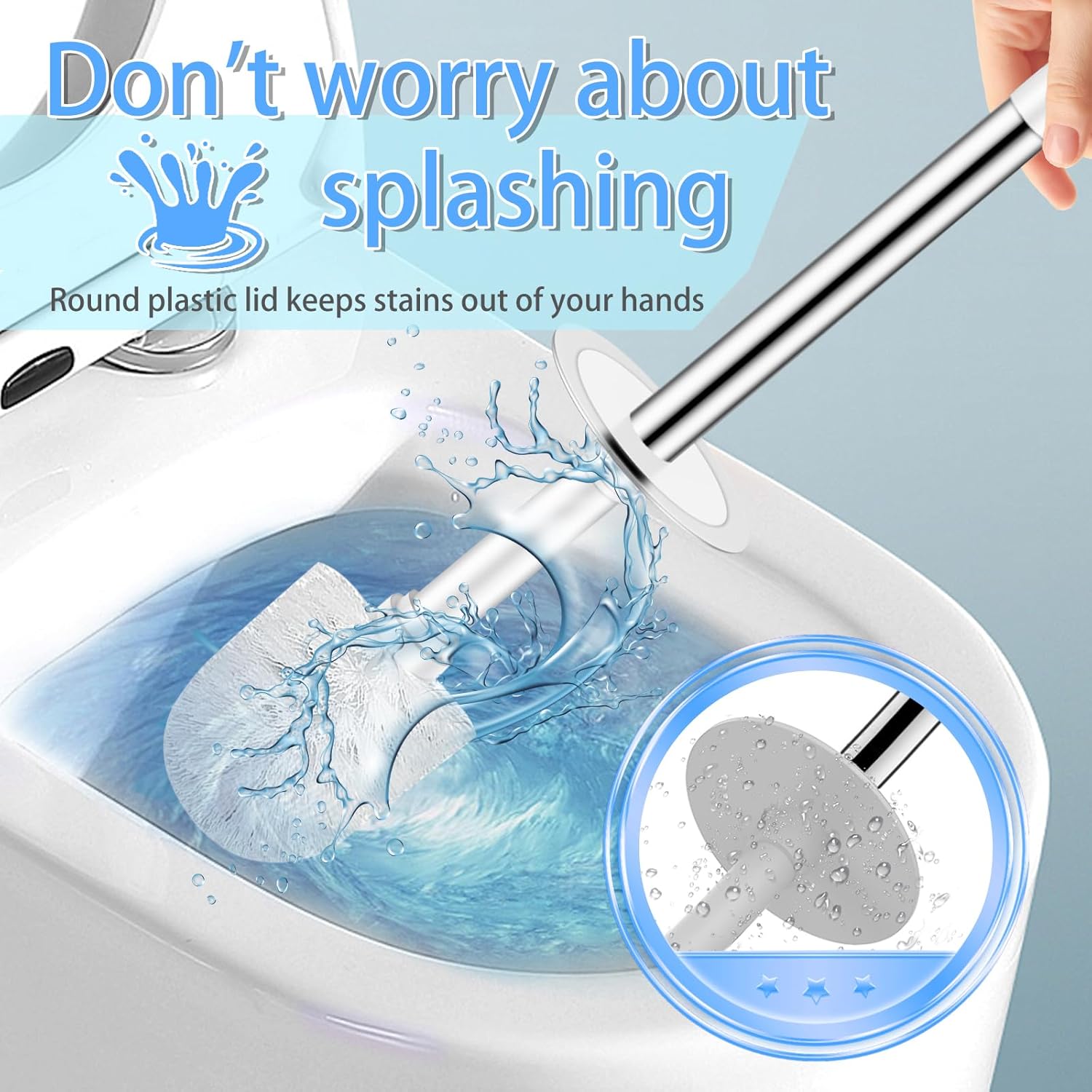 Compact Toilet Brush & Holder  - Brush Bristle Set recensie en prijs