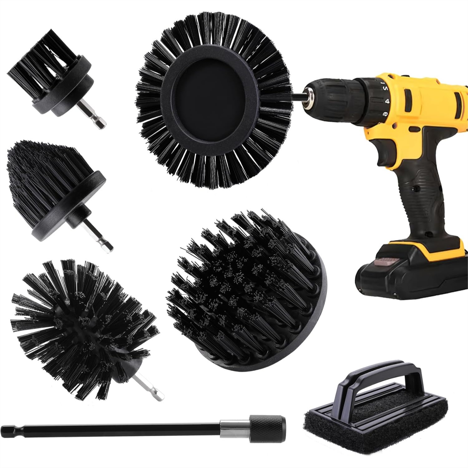 Drill Powered BBQ Grill Cleani - Brush Bristle Set recensie en prijs