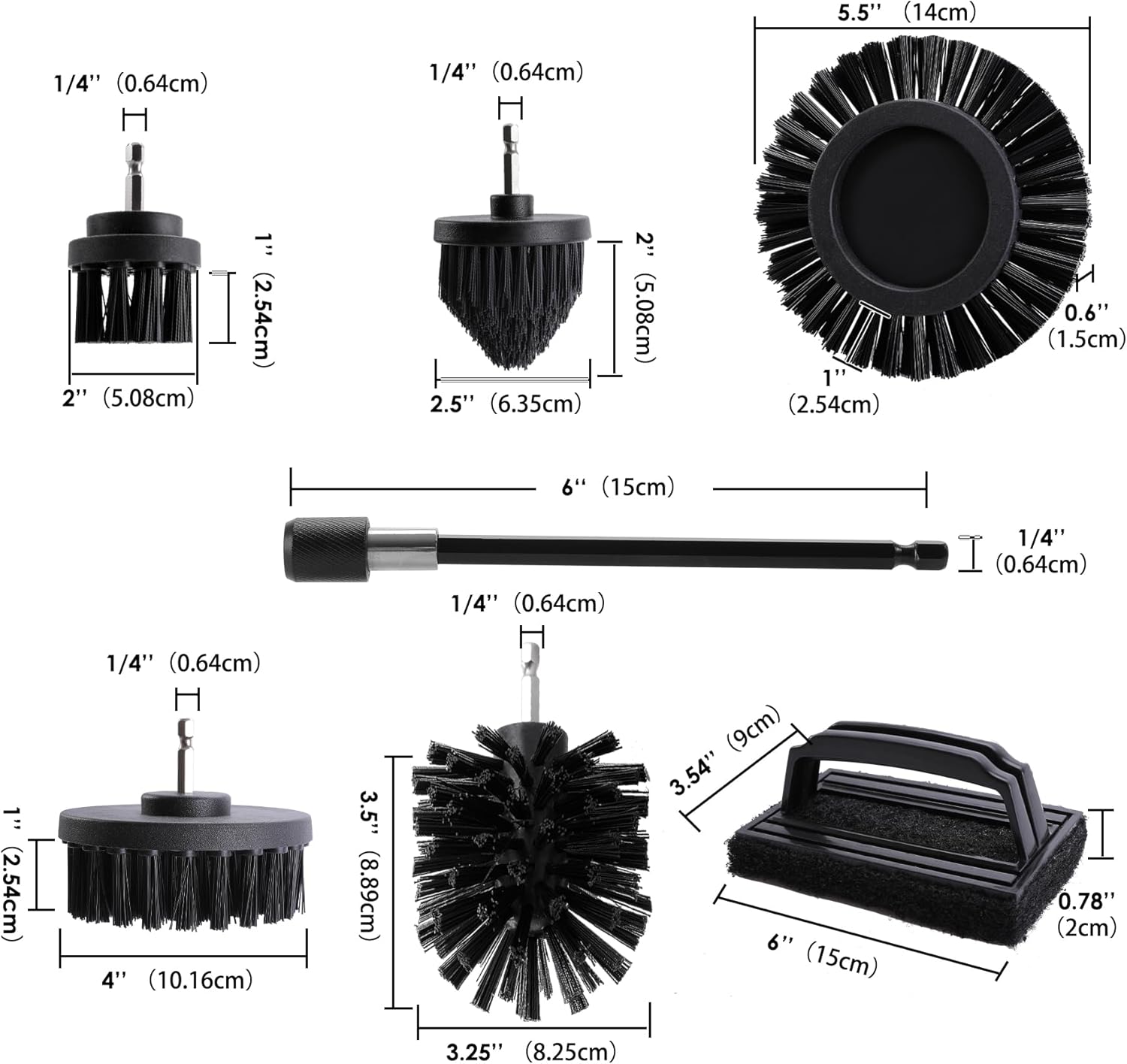 Drill Powered BBQ Grill Cleani - Brush Bristle Set recensie en prijs