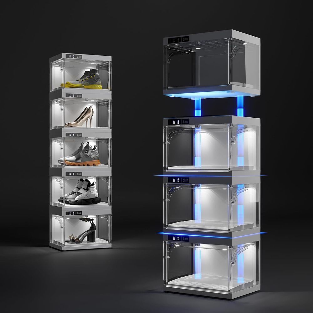 Smart LED Shoe Organizer, Clea - Sneaker Case recensie en prijs