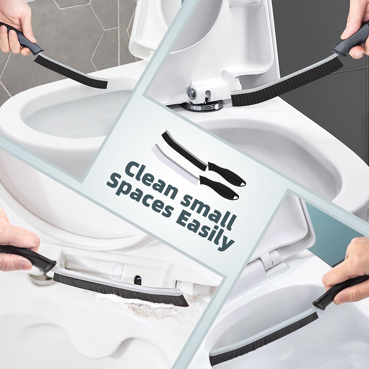 2-Pack Toilet Brush Set, Hard  - Brush Bristle Set recensie en prijs