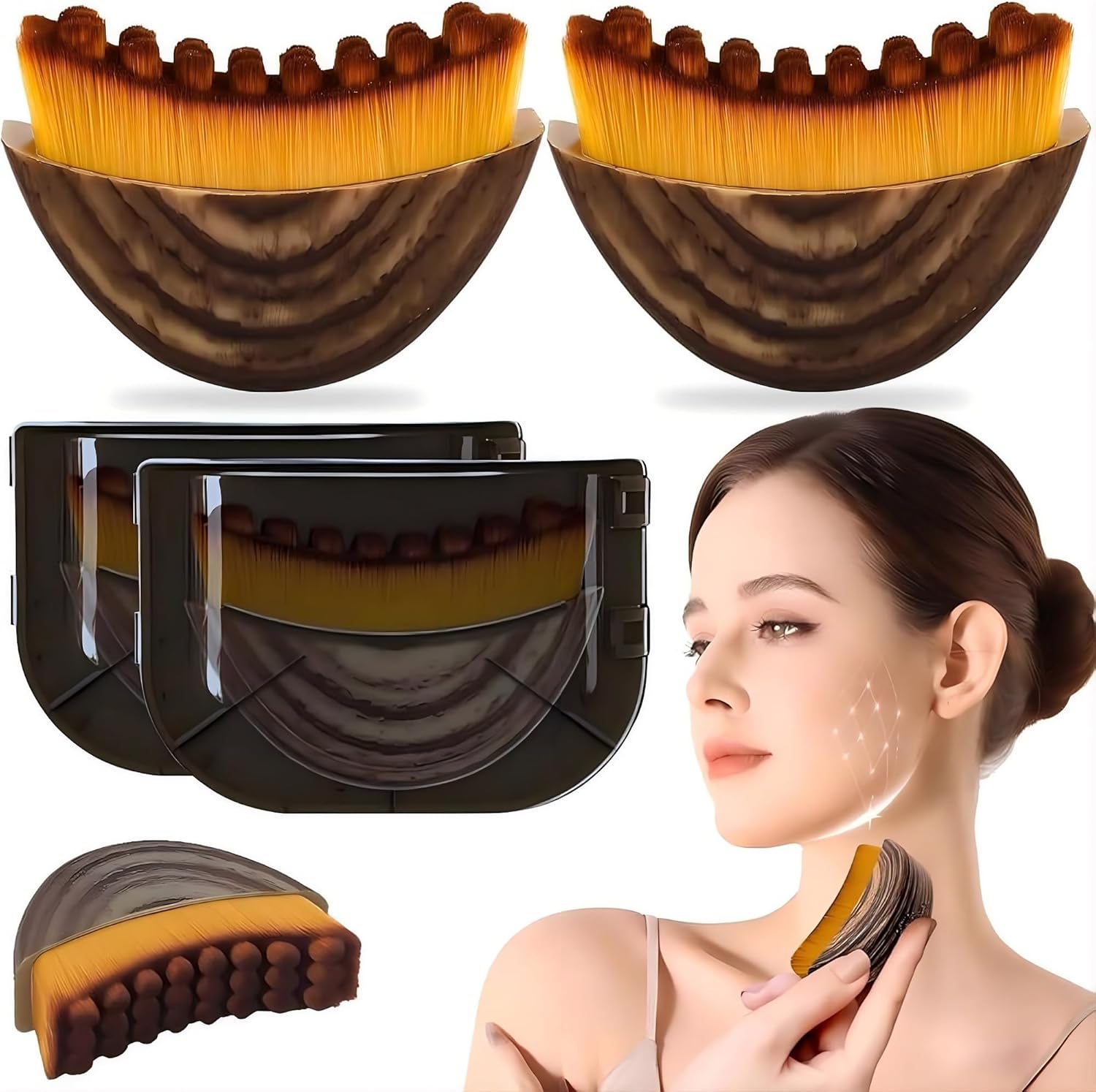2 Pcs Lymphatic Drainage Brush - Brush Bristle Set recensie en prijs