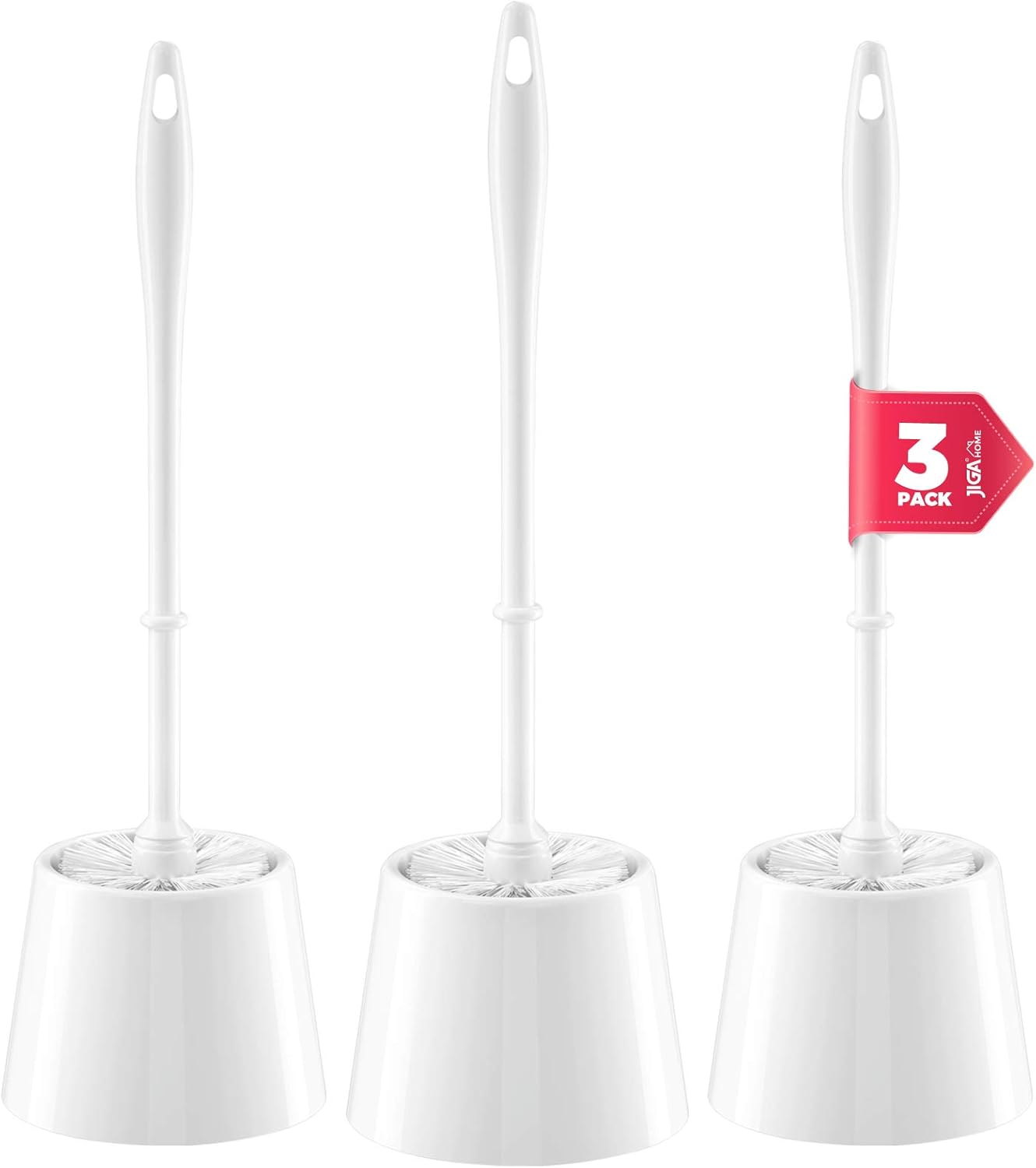 3-Pack Toilet Brush and Holder - Brush Bristle Set recensie en prijs