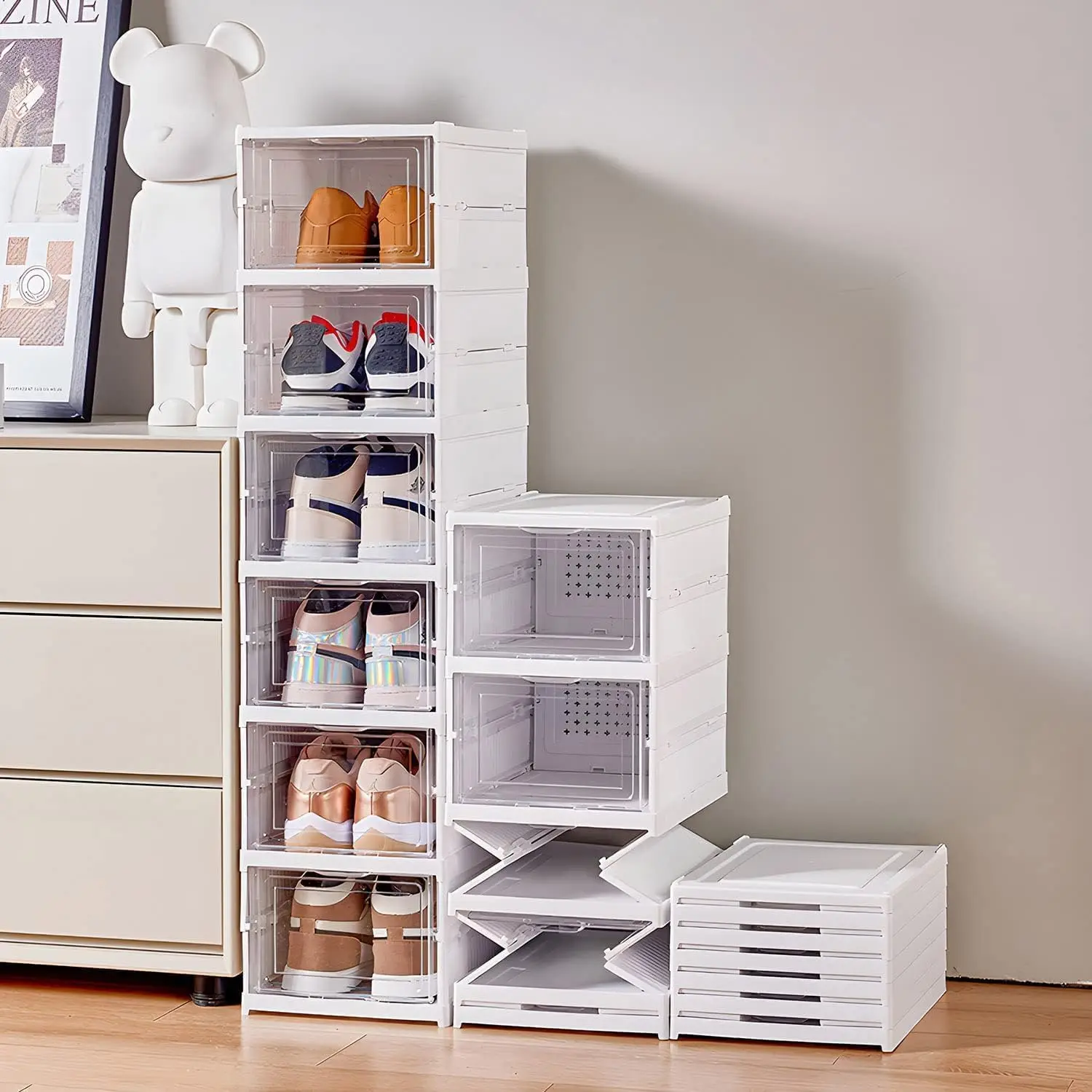 3/6 Layers Foldable Shoes Stor - Sneaker Case recensie en prijs