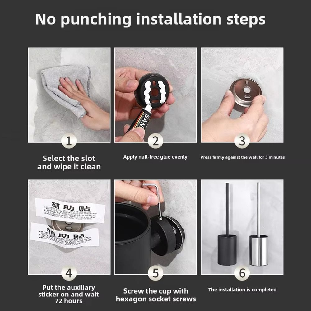 Stainless Steel Toilet Brush S - Brush Bristle Set recensie en prijs