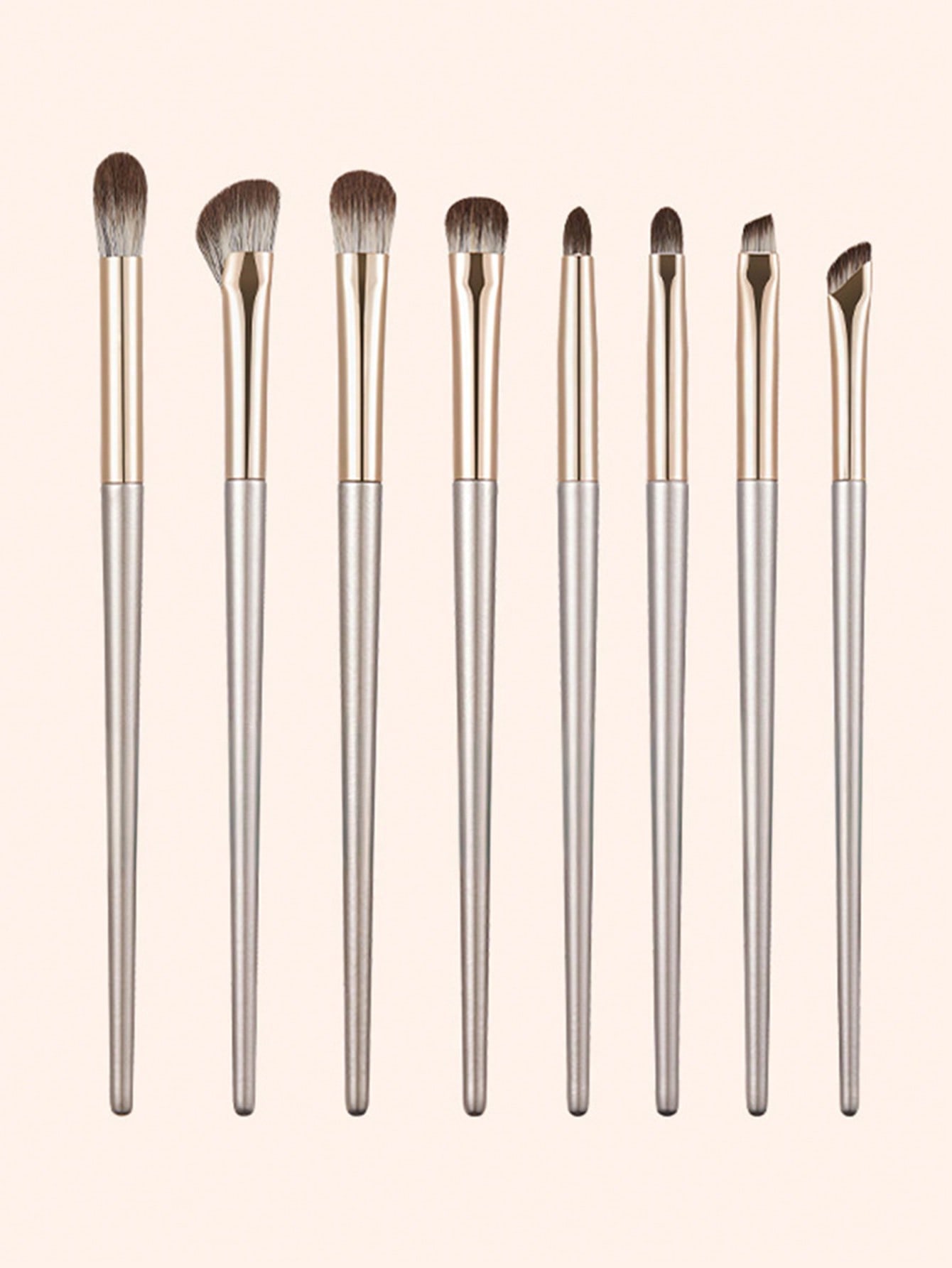 8pcs Champagne Gold Eyeshadow  - Brush Bristle Set recensie en prijs